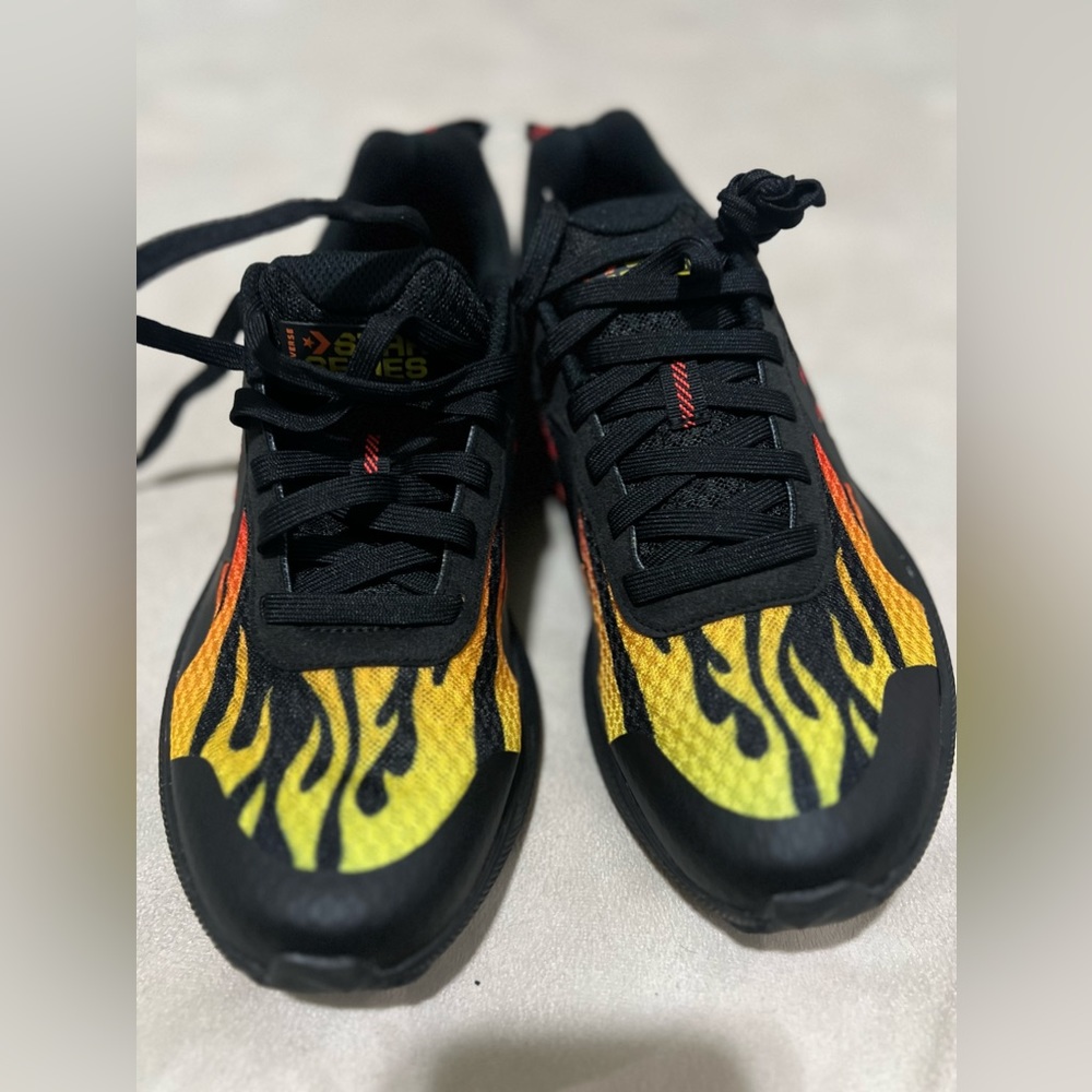 Converse Star Series RN OX Black Flames Shoes Mens